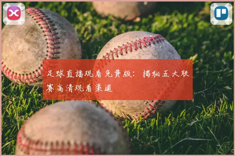 足球直播观看免费版：揭秘五大联赛高清观看渠道